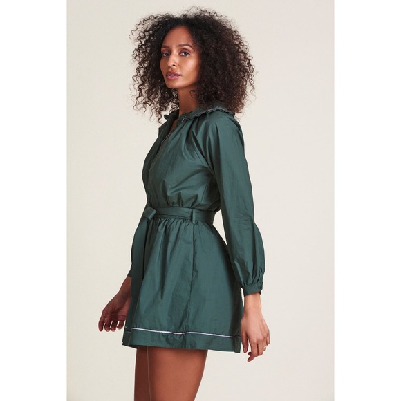 The Shirt by Rochelle Behrens Green Mini Dress S - Picture 3 of 4